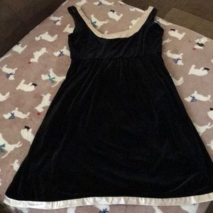 Black Velvet short dress Tank style